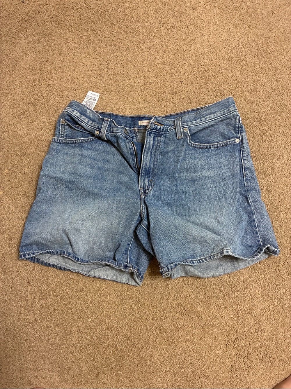Levi's Light Blue Denim Shorts